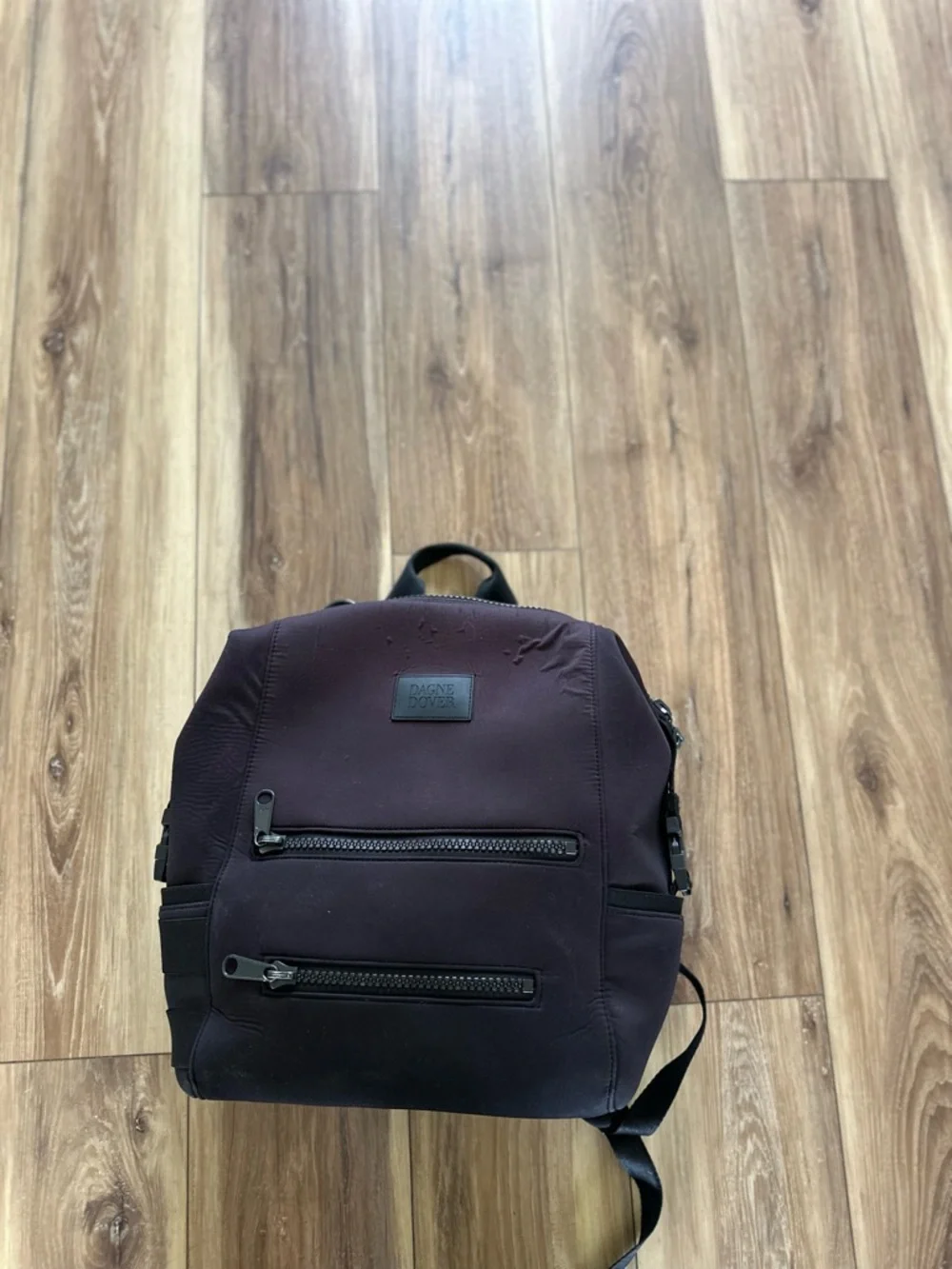 Dagne Dover indi neoprene black diaper bag
